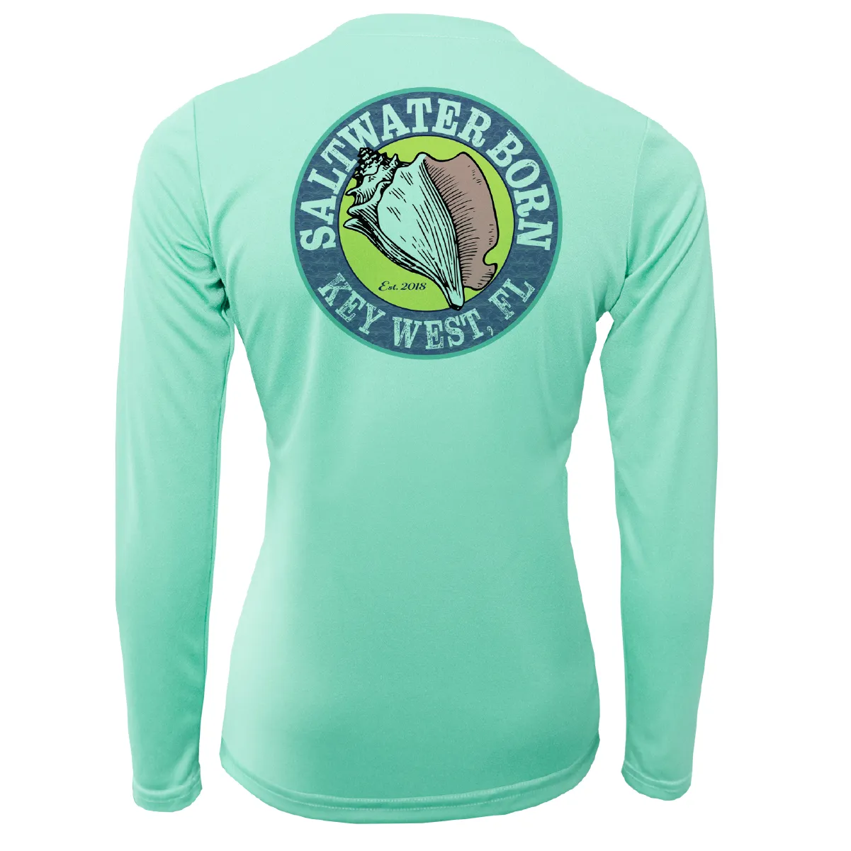 Key West Horseshoe Crab Women's Long Sleeve UPF 50  Dry-Fit Shirt