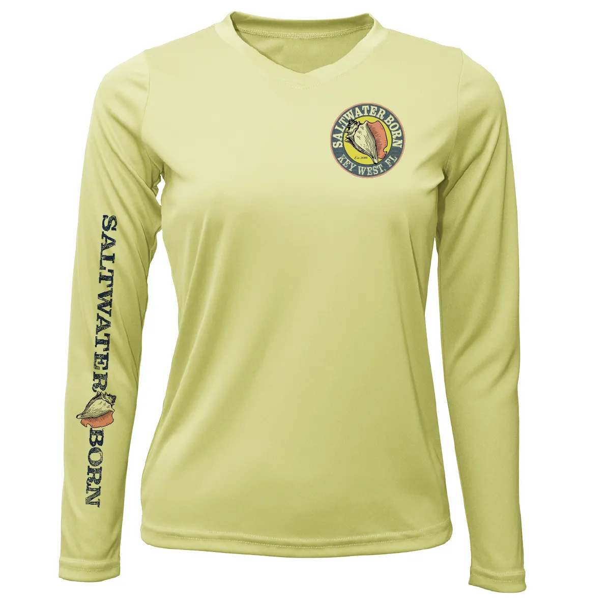 Key West Island Time Women's Long Sleeve UPF 50  Dry-Fit Shirt
