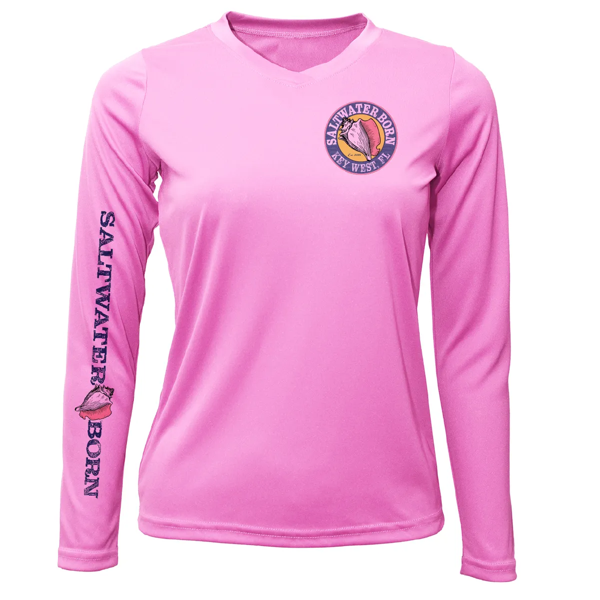 Key West Island Time Women's Long Sleeve UPF 50  Dry-Fit Shirt