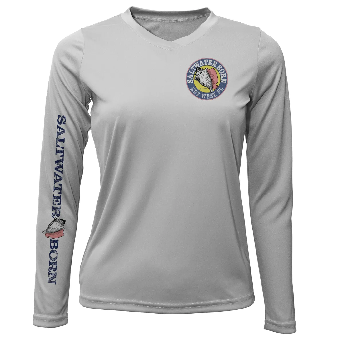 Key West Island Time Women's Long Sleeve UPF 50  Dry-Fit Shirt