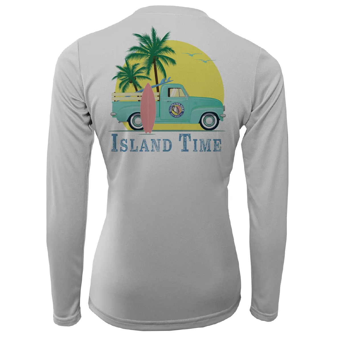 Key West Island Time Women's Long Sleeve UPF 50  Dry-Fit Shirt