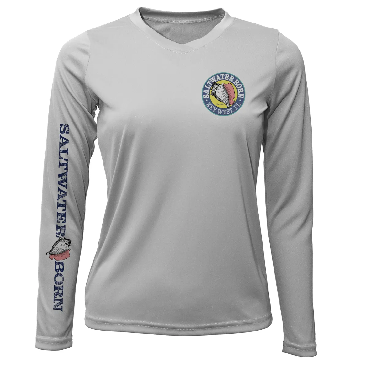 Key West "Surrender The Booty" Women's Long Sleeve UPF 50  Dry-Fit Shirt