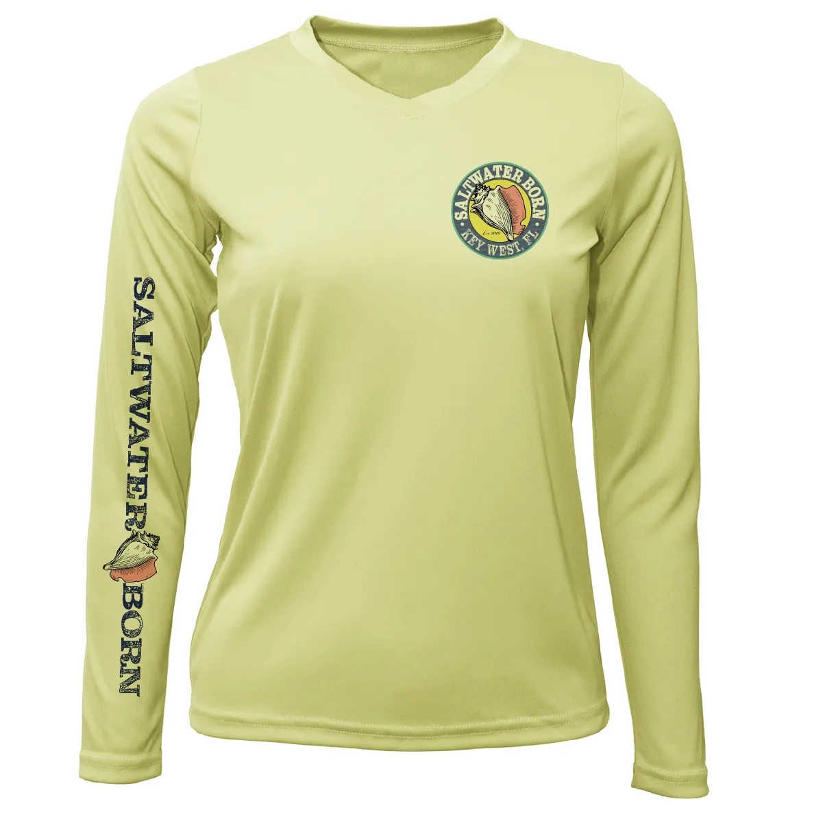 Key West "Surrender The Booty" Women's Long Sleeve UPF 50  Dry-Fit Shirt
