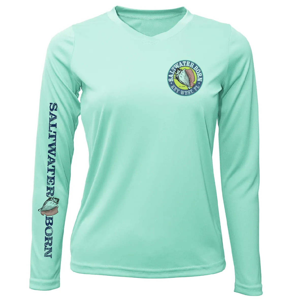 Key West "Surrender The Booty" Women's Long Sleeve UPF 50  Dry-Fit Shirt