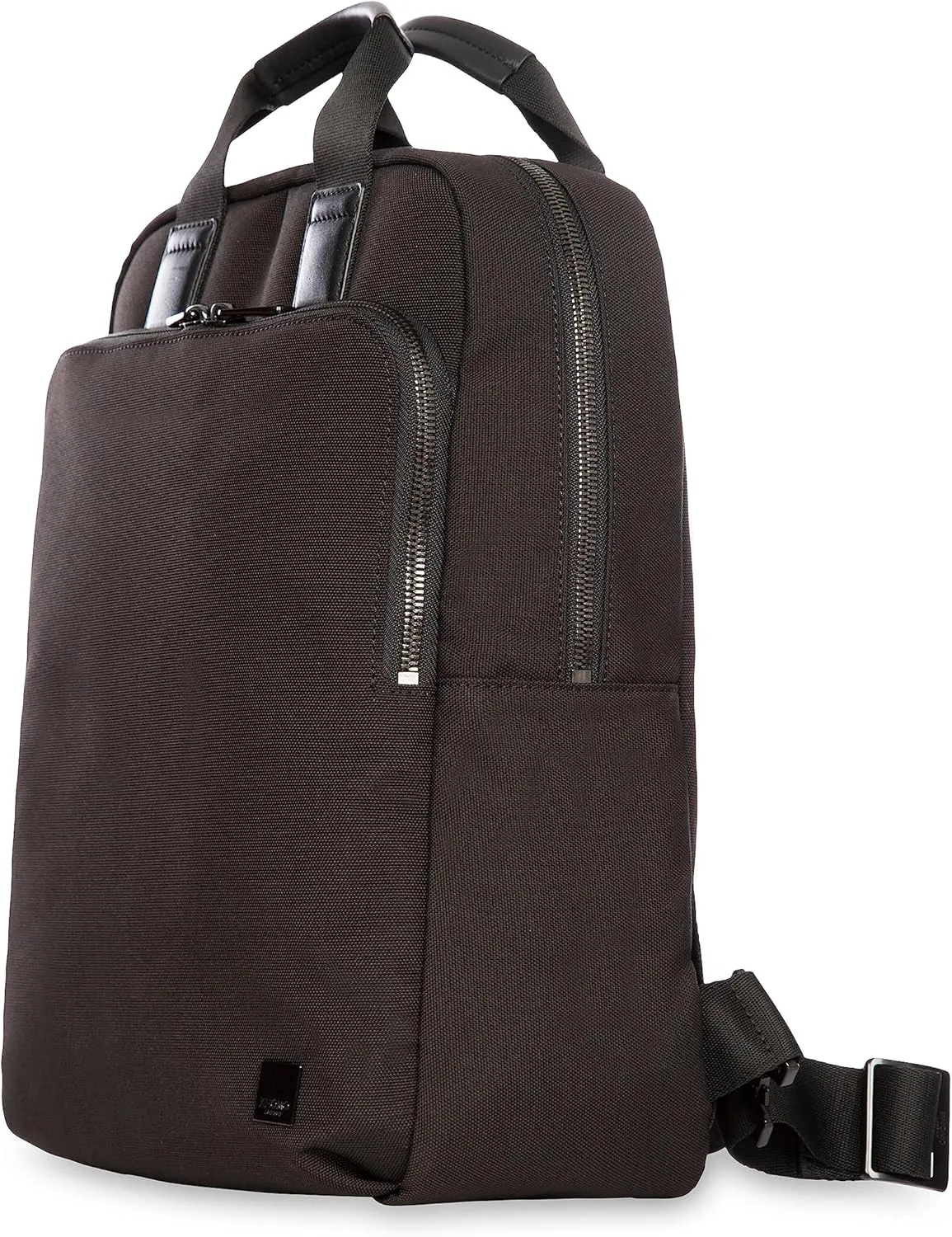 KNOMO James 16 inch Laptop Briefcase Men Waterproof Backpack Slim Travel Rucksack Business Casual Daypack, Black