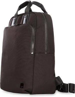 KNOMO James 16 inch Laptop Briefcase Men Waterproof Backpack Slim Travel Rucksack Business Casual Daypack, Black