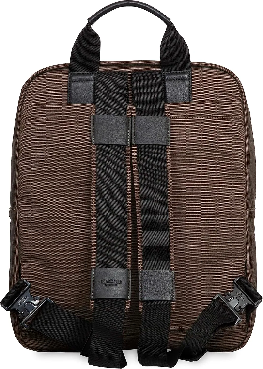 KNOMO James 16 inch Laptop Briefcase Men Waterproof Backpack Slim Travel Rucksack Business Casual Daypack, Dark Green