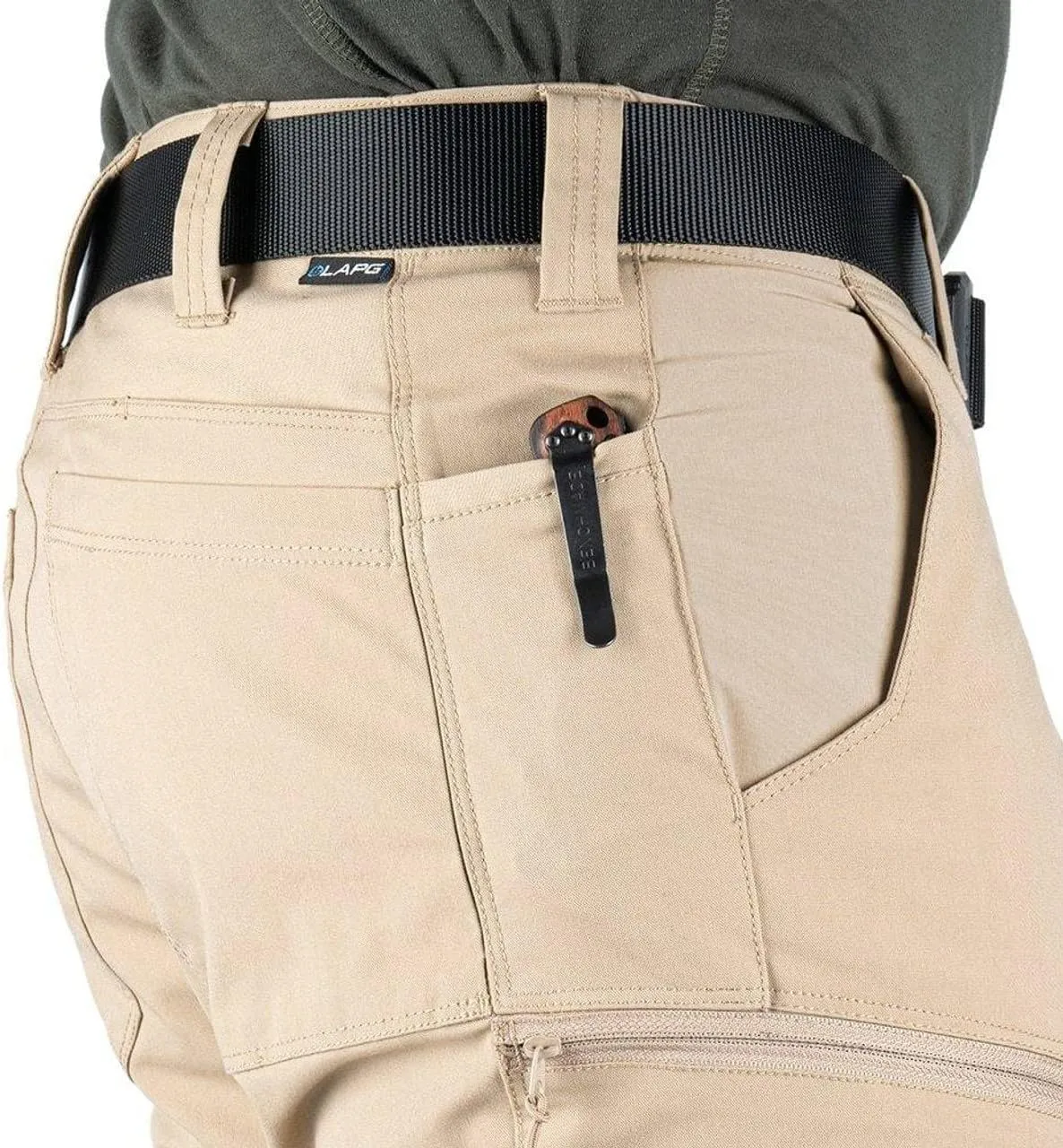 LAPG Men's BFE Stretch Tactical Cargo Pants, Athletic Fit Tactical Pants for Men, 11-Pocket Lightweight Tac Pants