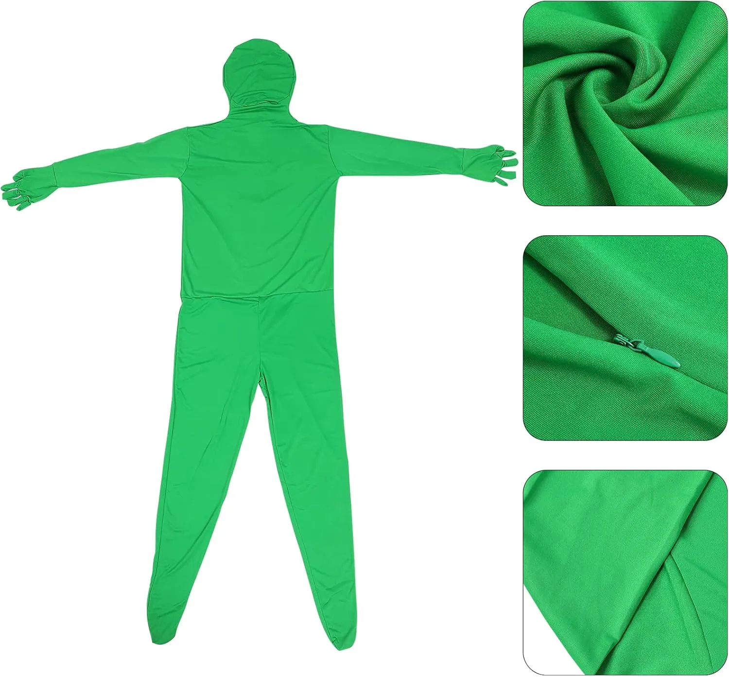 LIFKOME Invisibility Cloak Halloween Children Bodysuits Halloween Full Bodysuit Cosplay Skin Suit Funny Costumes