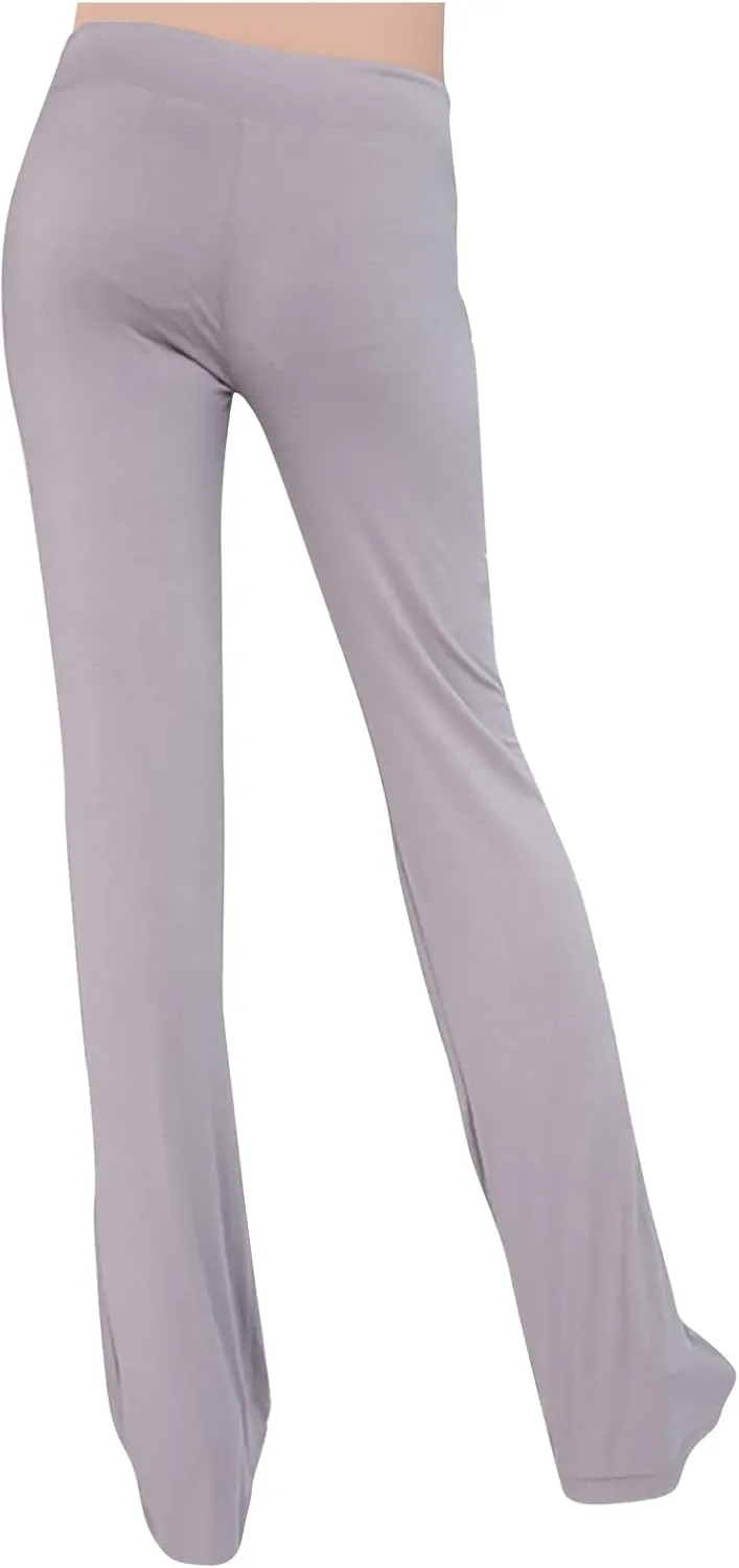 LRMQS Womens Wide Leg Yoga Leggings Drawstring Elastic High Waist Gym Sports Tights Pant Workout Casual Loose Trousers