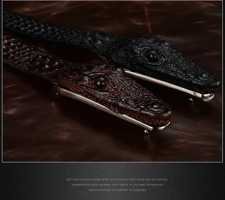 Luxo Crocodile Belt