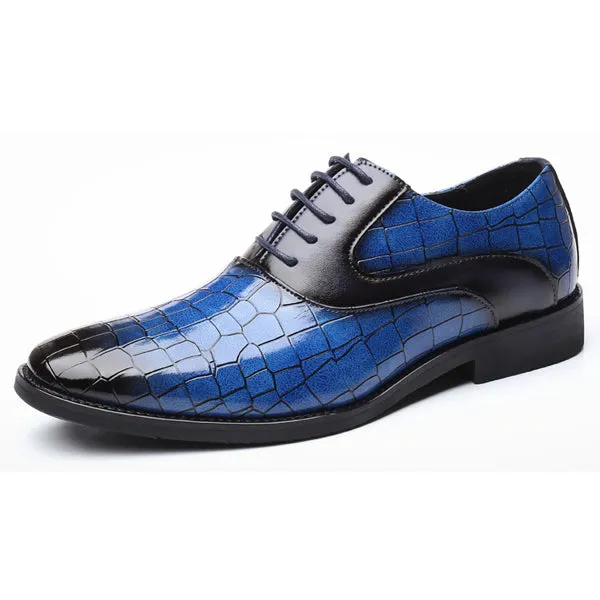 Luxury Men's Leather Oxford Casual Dress Shoes