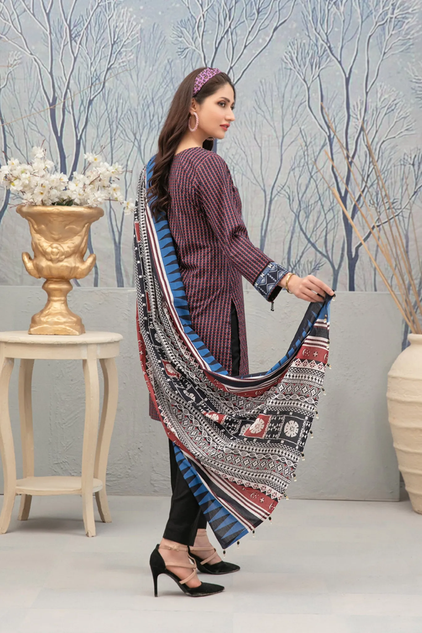 Mahjabeen by Tawakkal Stitched 3 Piece Digital Printed Lawn Collection'2022-D-6748