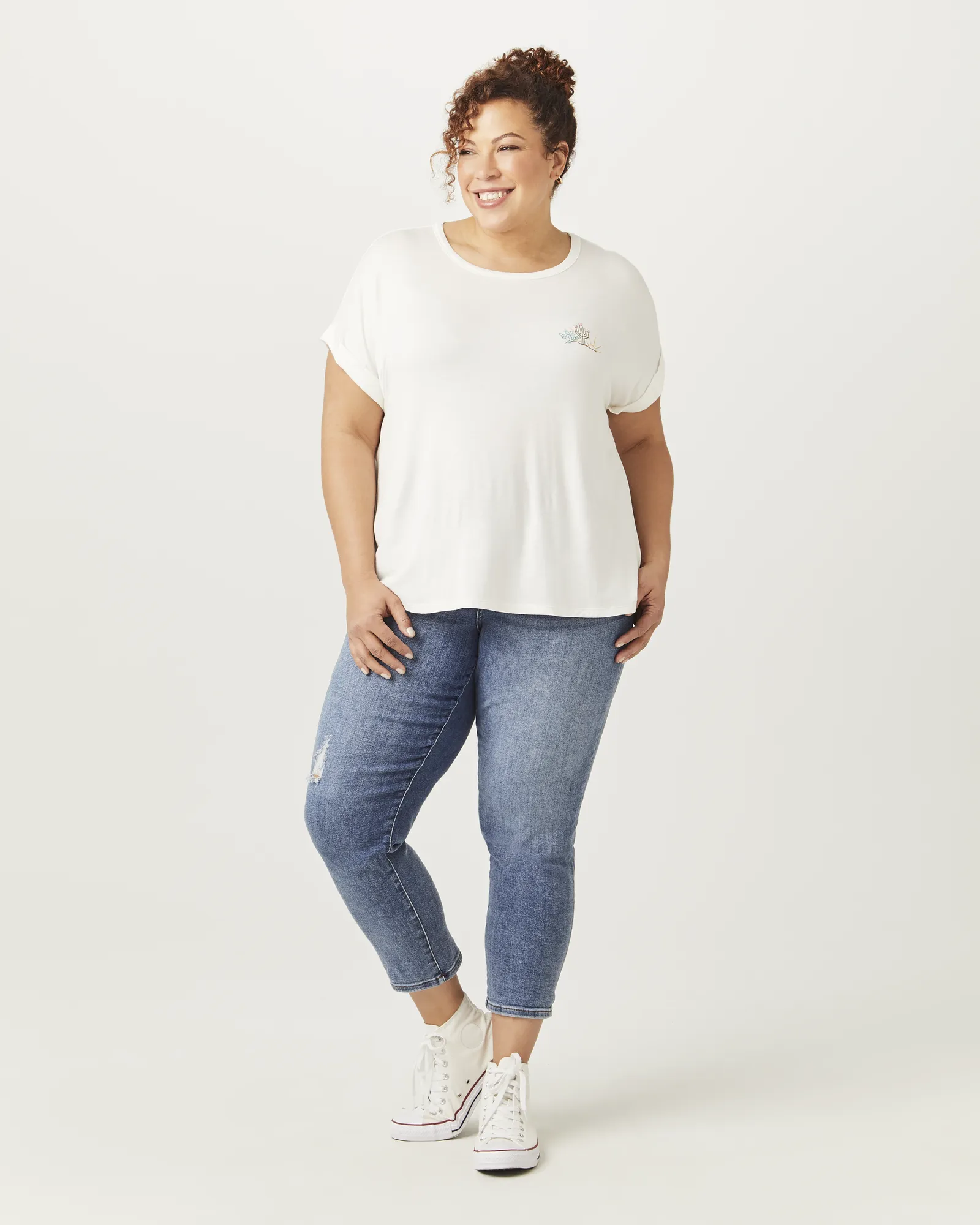 Mariah Graphic Tee | Ivory