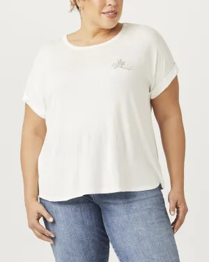 Mariah Graphic Tee | Ivory