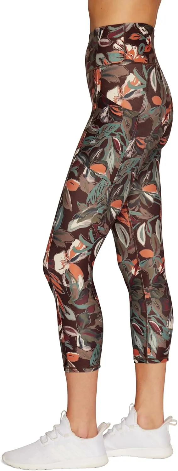 Marika Women's Drew High Waist Tummy Control Mid-Calf Leggings