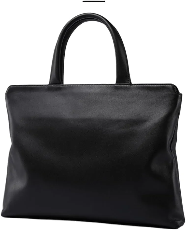 Men's Bag Handbag Leather Men's Computer Bag Cowhide 15 Inch Business Large Capacity Briefcase(37.5 * 4.5 * 29cm)