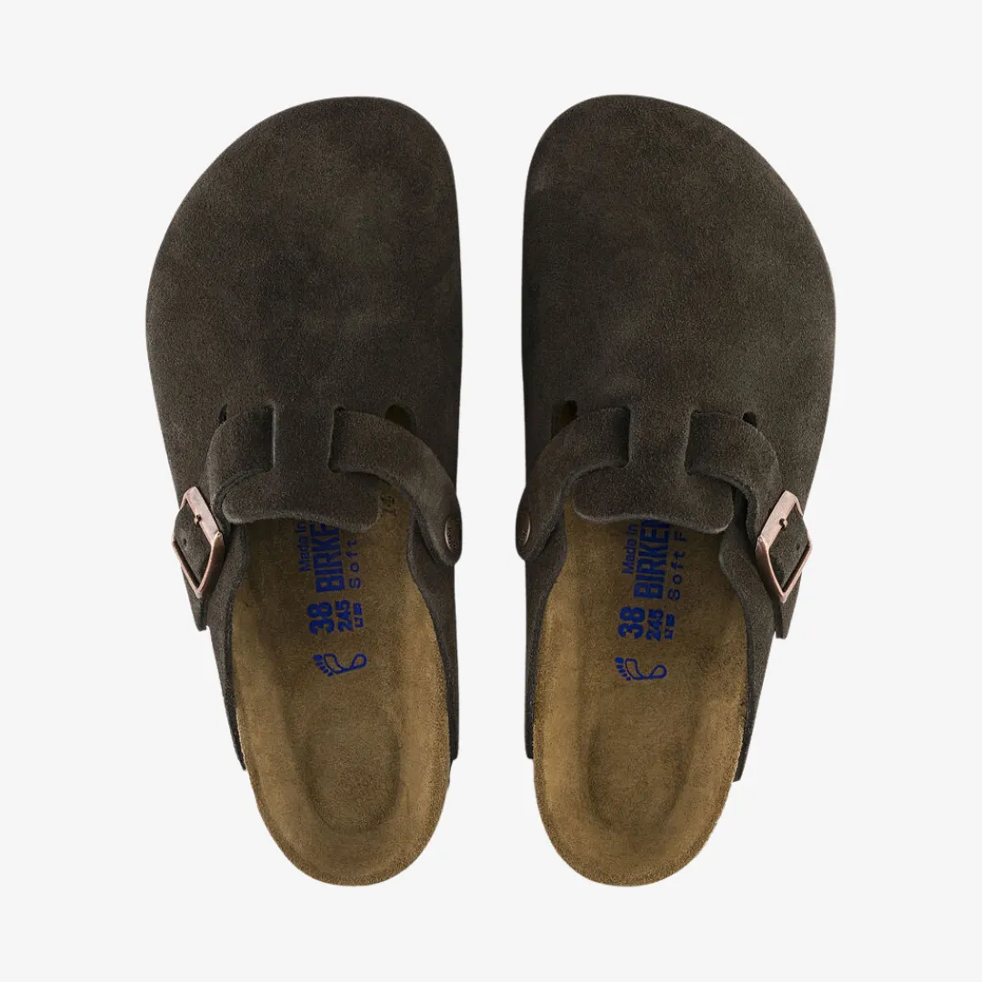 mens birkenstock boston bs (mocca)