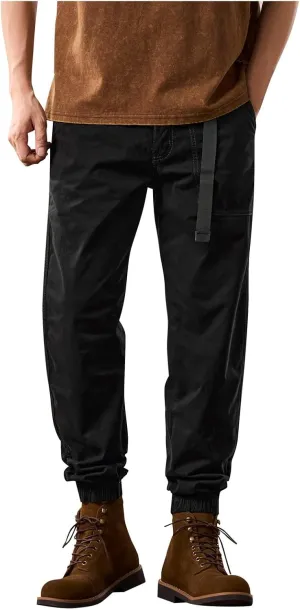 Men's Cargo Pants Hiking Pants for Men Lightweight Slim-Fit Flex Work Pants for Men