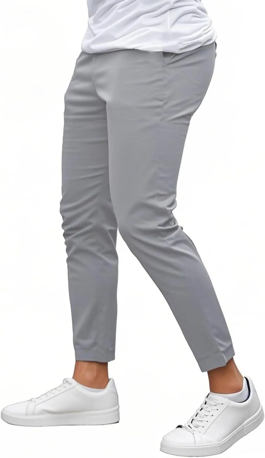 Mens Dress Pants Slim Fit Stretch Fashion Plaid Pant Skinny Leg
