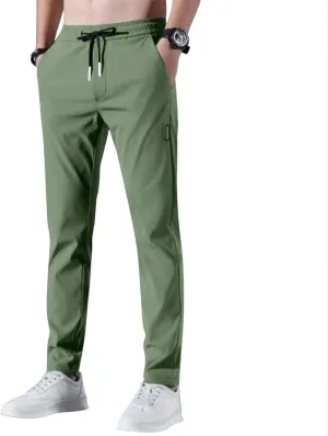 Mens Golf Joggers Slim Fit Casual Palcomfy Beeswan Pants Tapered Ultra Stretch Quick Drying Summer Pants w/Pockets