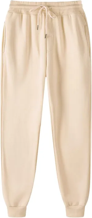 Men's Pants Men's Hiphop Pants Comfy Solid Color Lace-Up Track Cuff Workout Pants with Open Bottom Running