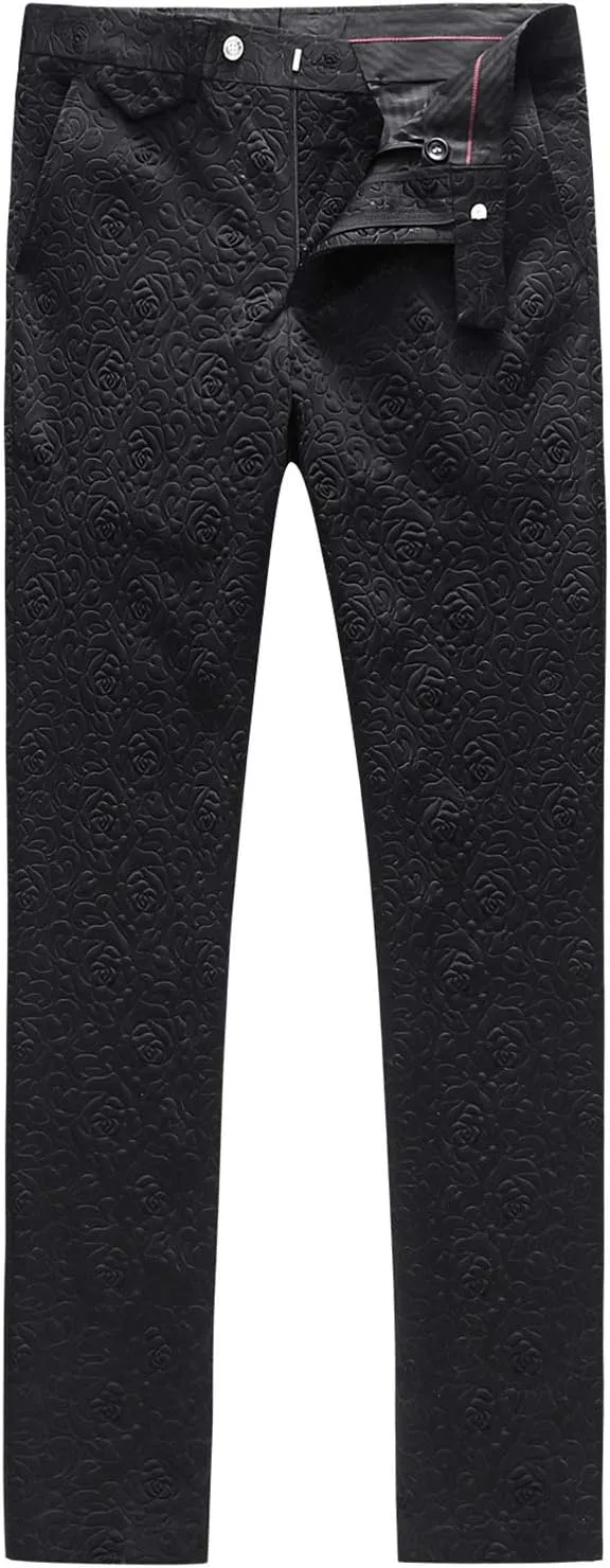 Men's Suits 3 Piece Set Tuxedo Blazer Vest and Pants Slim Skinny Fit Formal Suit for Wedding Prom Black White Red Blue