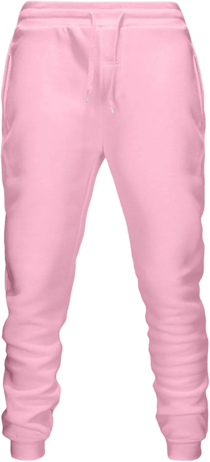 Mens Sweatpants with Drawstring Waist Slim Joggers for Men Casual Sweatpants with Pockets for Lounge and Exercise