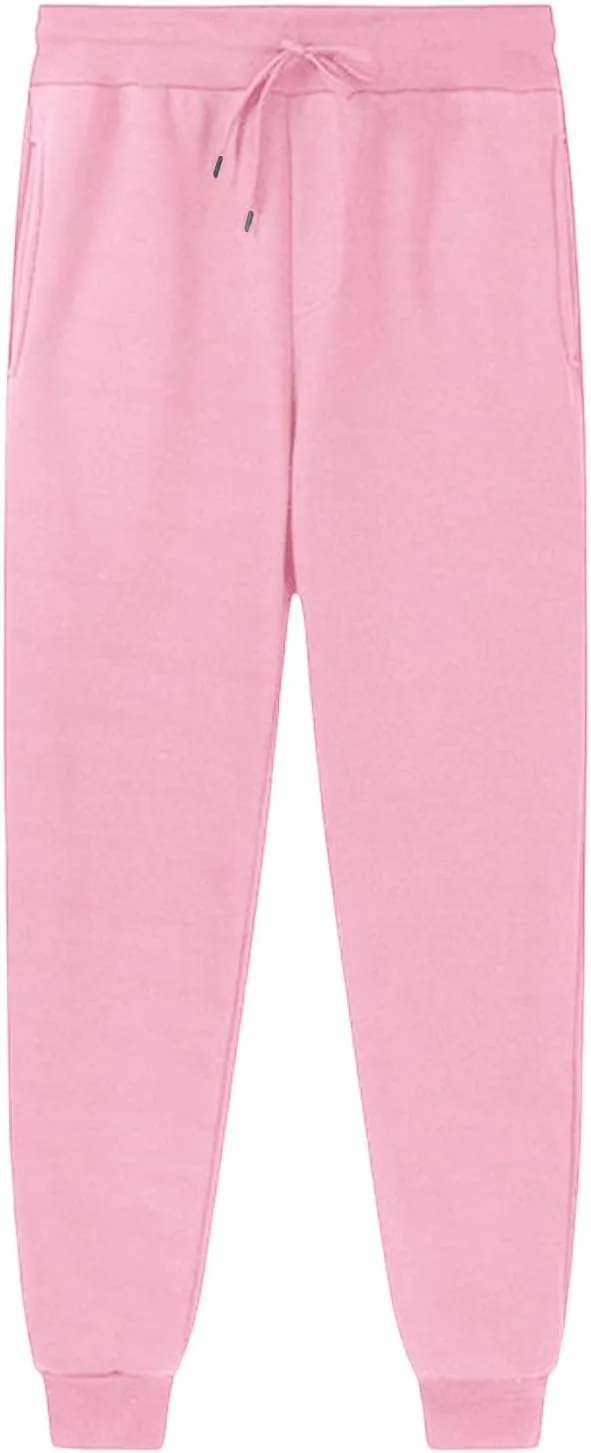 Mens Sweatpants with Drawstring Waist Slim Joggers for Men Casual Sweatpants with Pockets for Lounge and Exercise