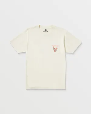 Mens Ukelele Mele T-Shirt - Off White