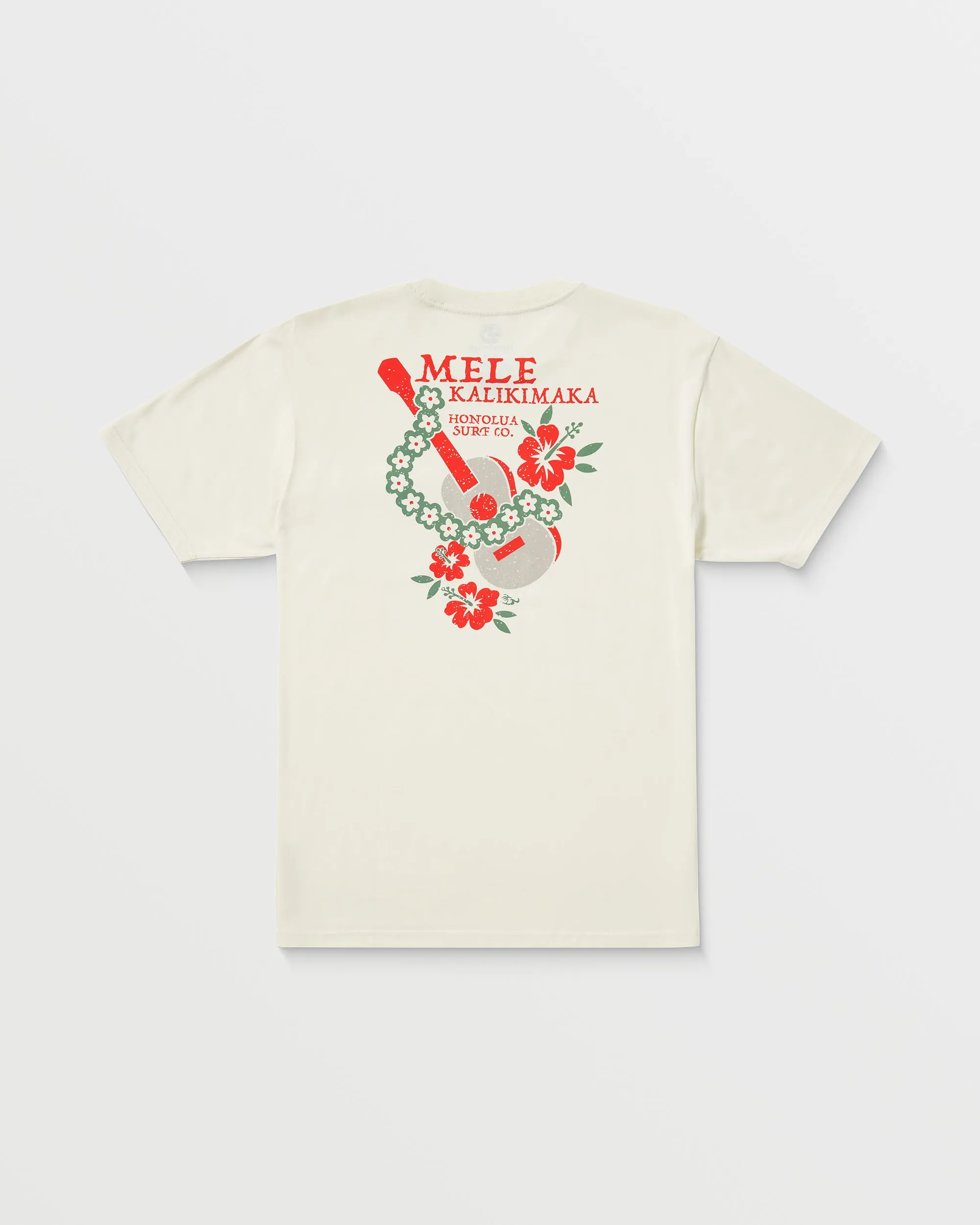 Mens Ukelele Mele T-Shirt - Off White