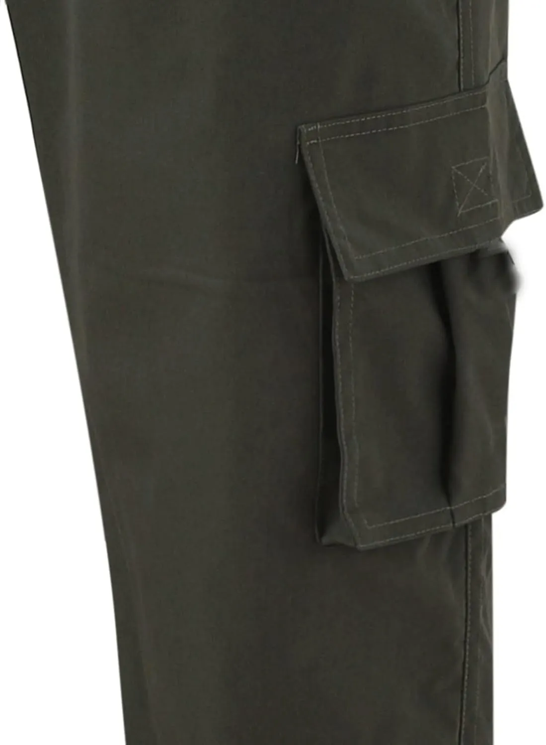 Mens Zip Joggers Pants Mens Fashion Casual Loose Cotton Plus Size Pocket Elastic Waist Pants Trousers Stretch