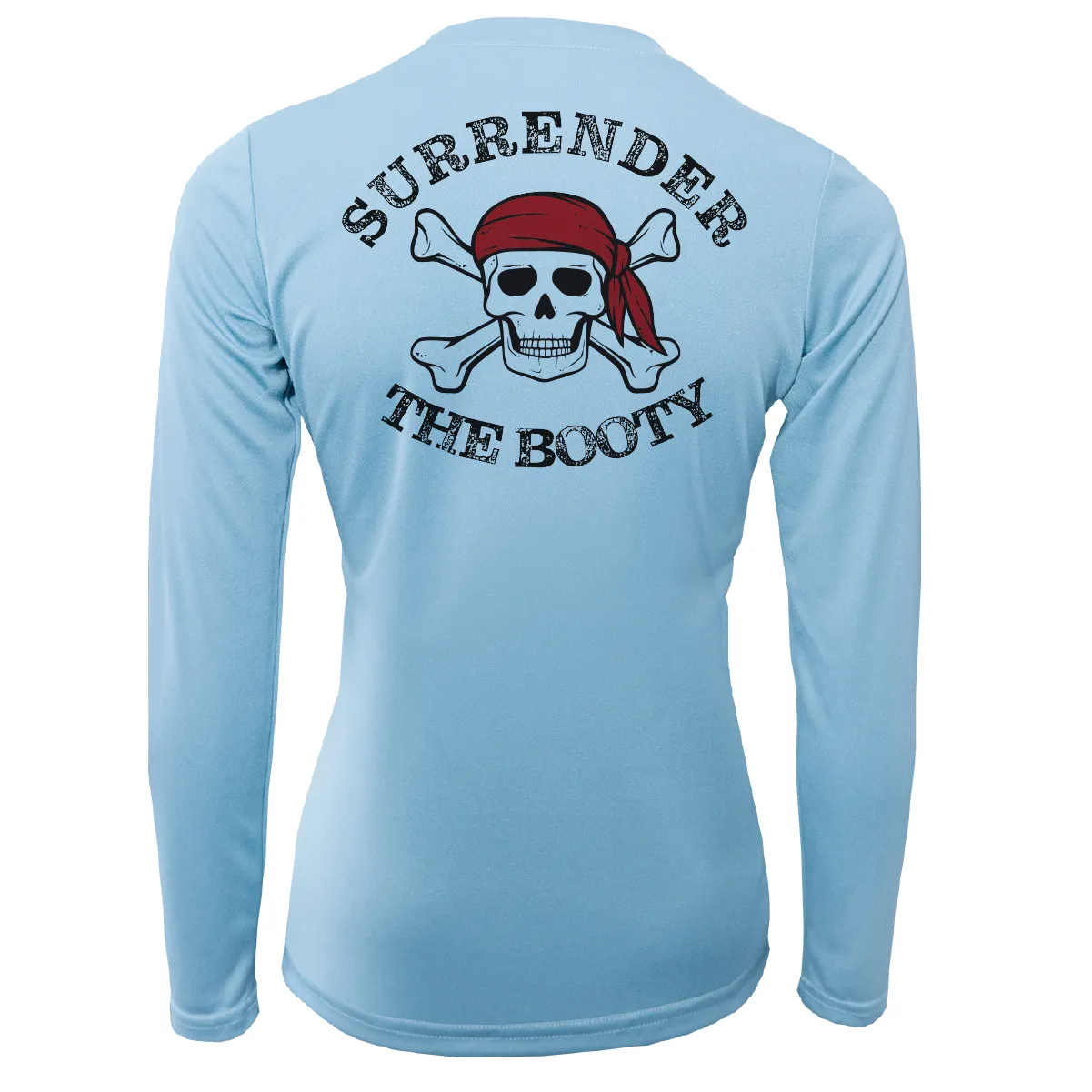 Michigan Freshwater Born "Surrender The Booty" Women's Long Sleeve UPF 50  Dry-Fit Shirt