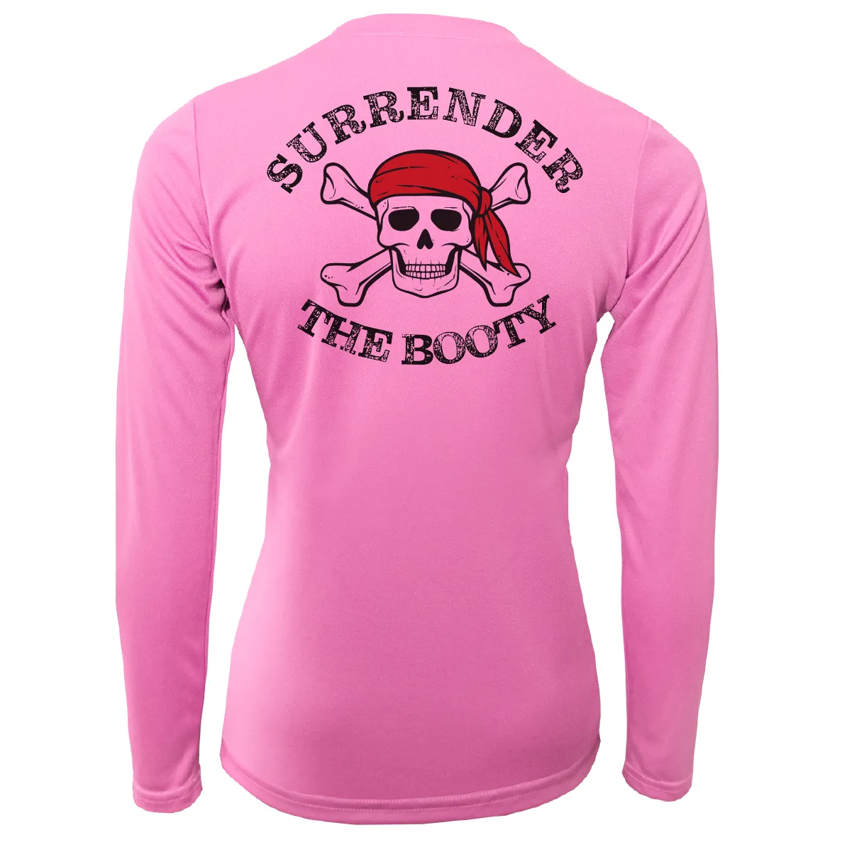 Michigan Freshwater Born "Surrender The Booty" Women's Long Sleeve UPF 50  Dry-Fit Shirt