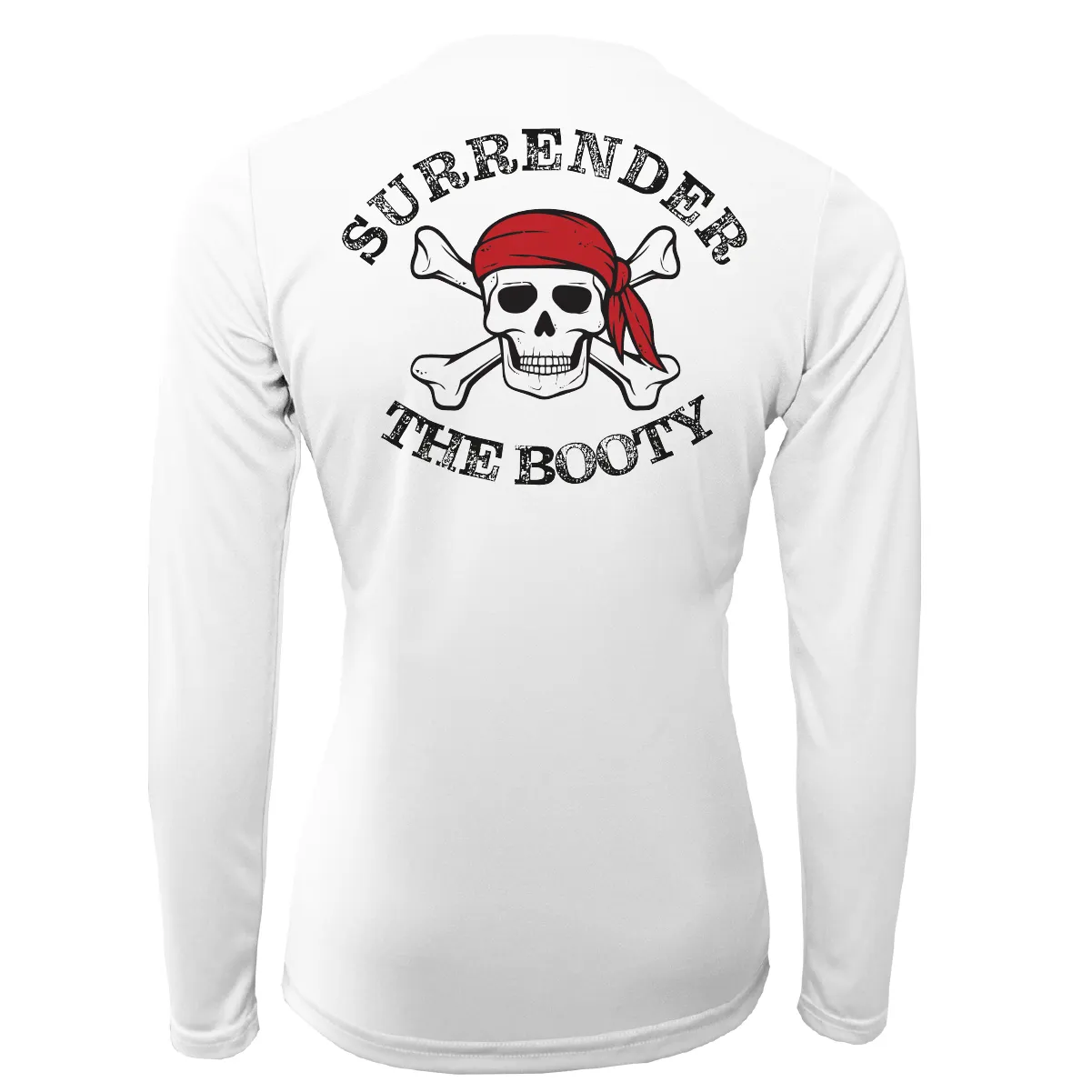 Michigan Freshwater Born "Surrender The Booty" Women's Long Sleeve UPF 50  Dry-Fit Shirt