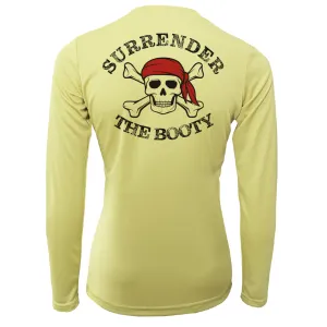 Michigan Freshwater Born "Surrender The Booty" Women's Long Sleeve UPF 50  Dry-Fit Shirt