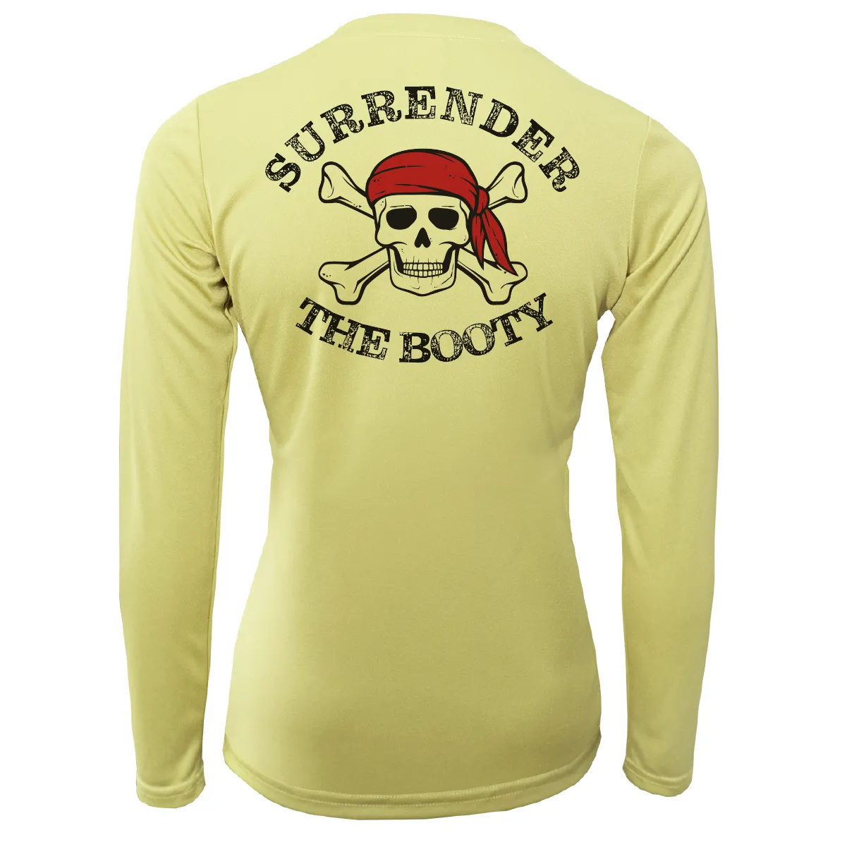 Michigan Freshwater Born "Surrender The Booty" Women's Long Sleeve UPF 50  Dry-Fit Shirt