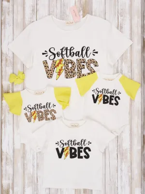 Mom & Me "Softball Vibes" Tee