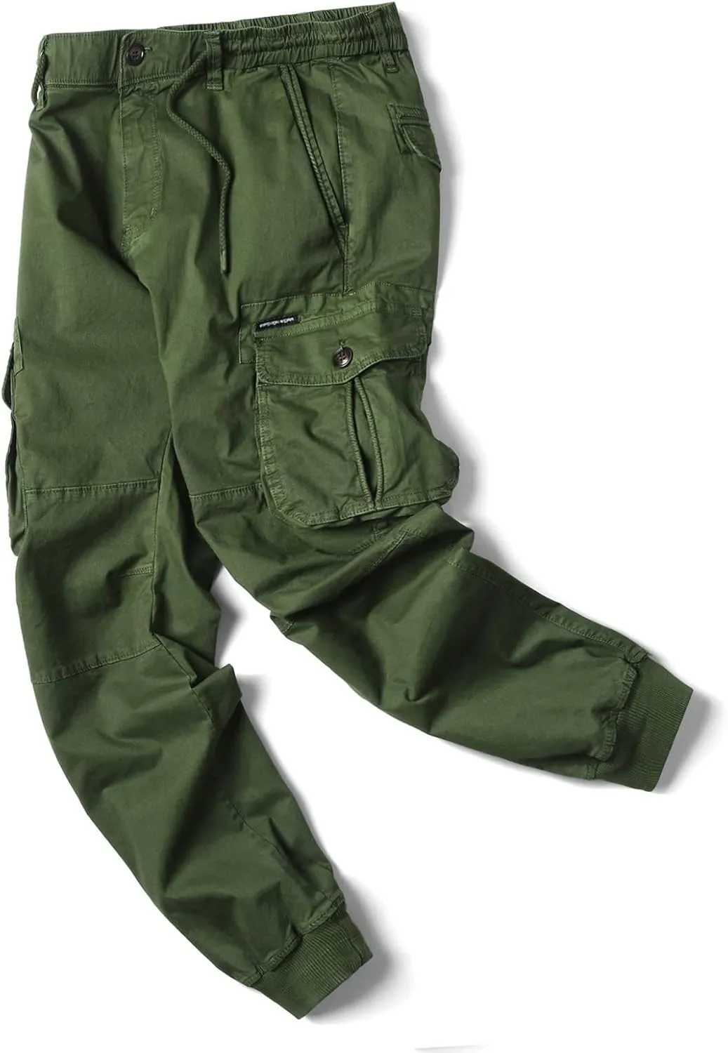 Muscularfit Men Sweatpants Cotton Drawstring Multi Pockets Cargo Pants for Men Outdoor Fashion Casual Joggers Athletic Pants