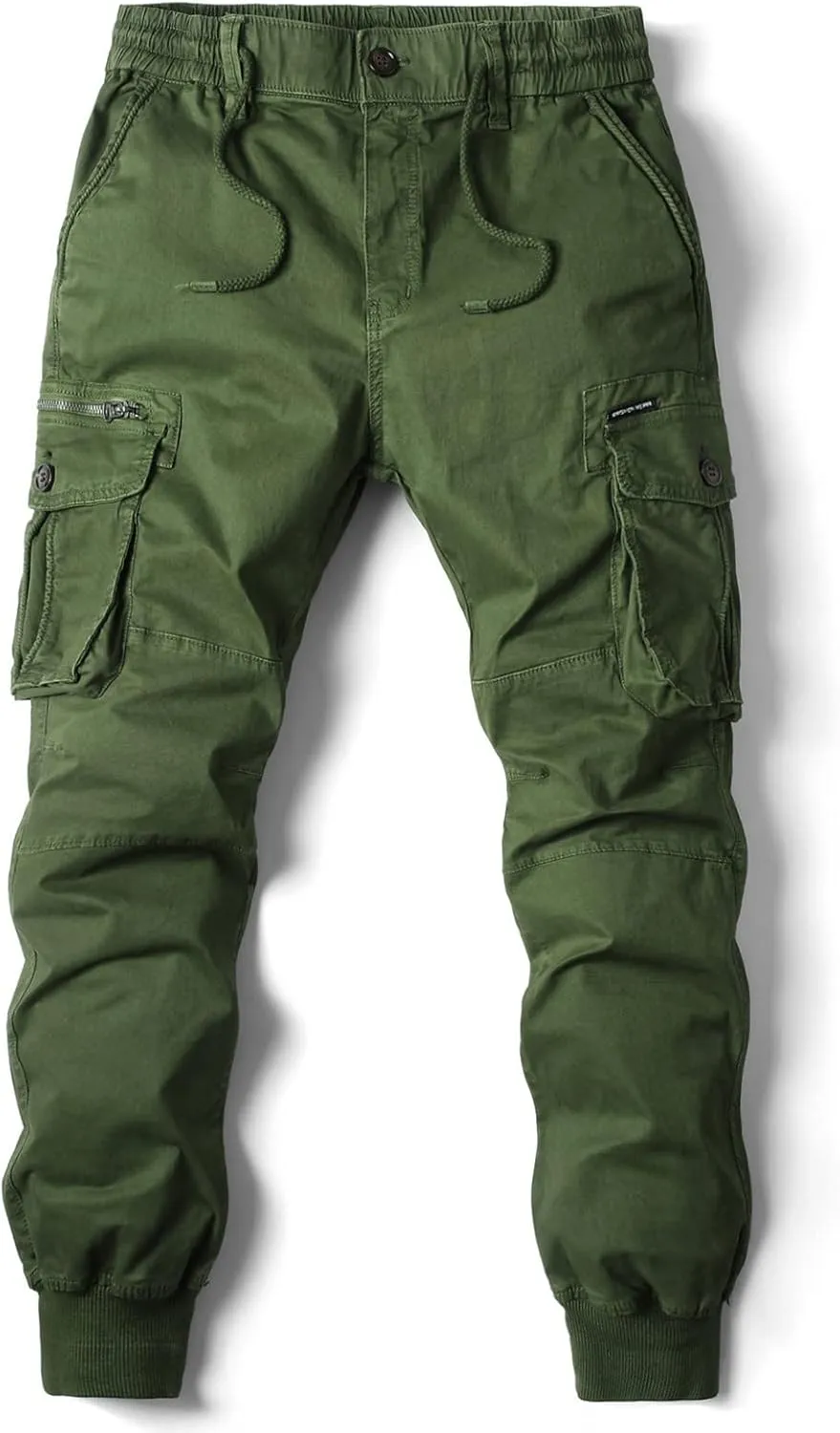 Muscularfit Men Sweatpants Cotton Drawstring Multi Pockets Cargo Pants for Men Outdoor Fashion Casual Joggers Athletic Pants