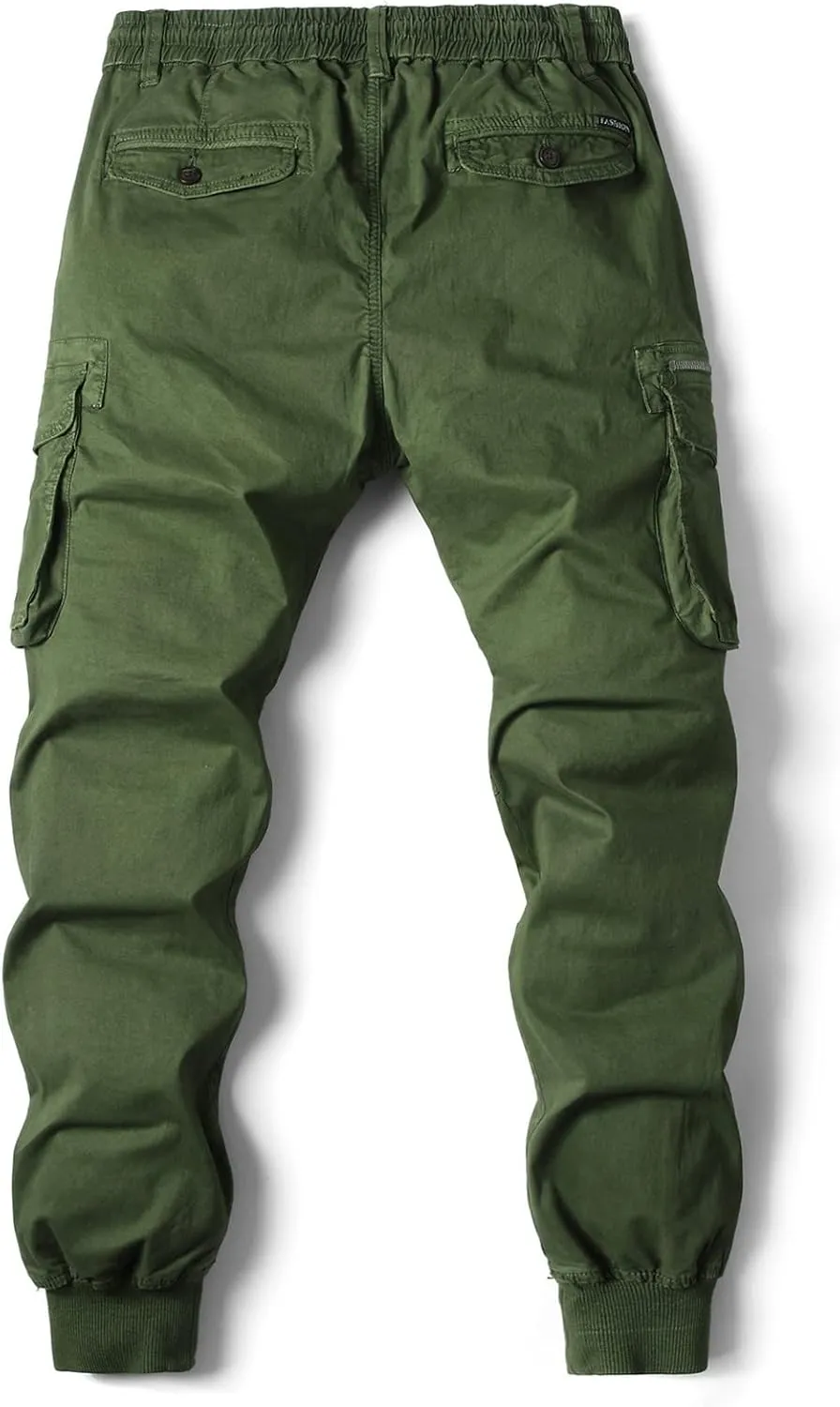 Muscularfit Men Sweatpants Cotton Drawstring Multi Pockets Cargo Pants for Men Outdoor Fashion Casual Joggers Athletic Pants