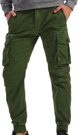 Muscularfit Men Sweatpants Cotton Drawstring Multi Pockets Cargo Pants for Men Outdoor Fashion Casual Joggers Athletic Pants