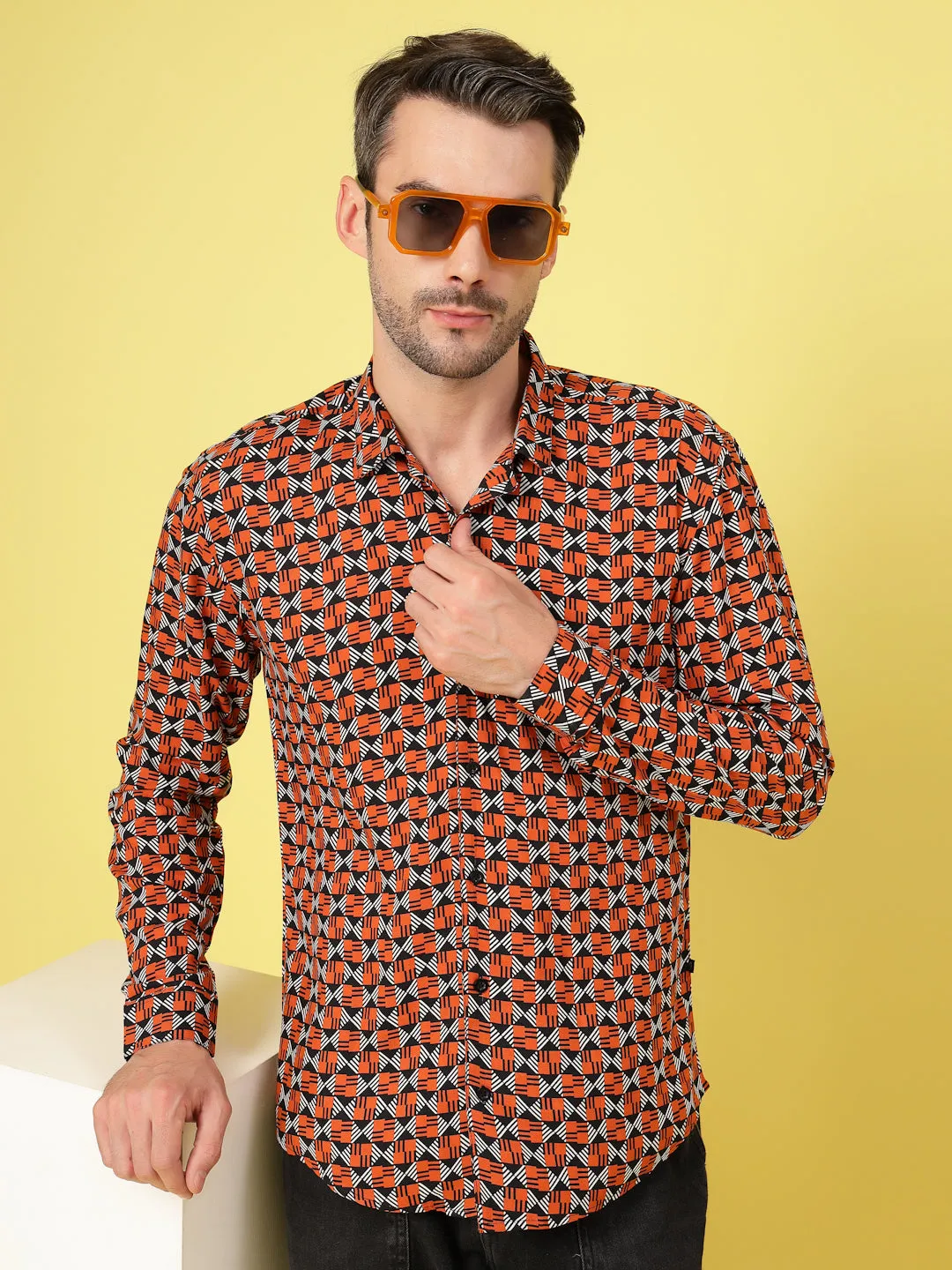 Outdoor-Ready Printed Shirt