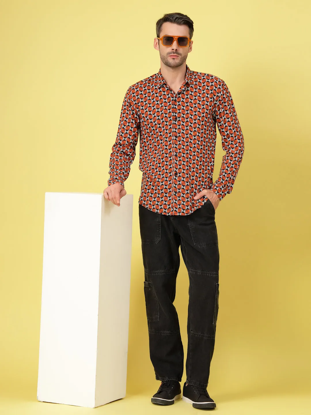 Outdoor-Ready Printed Shirt