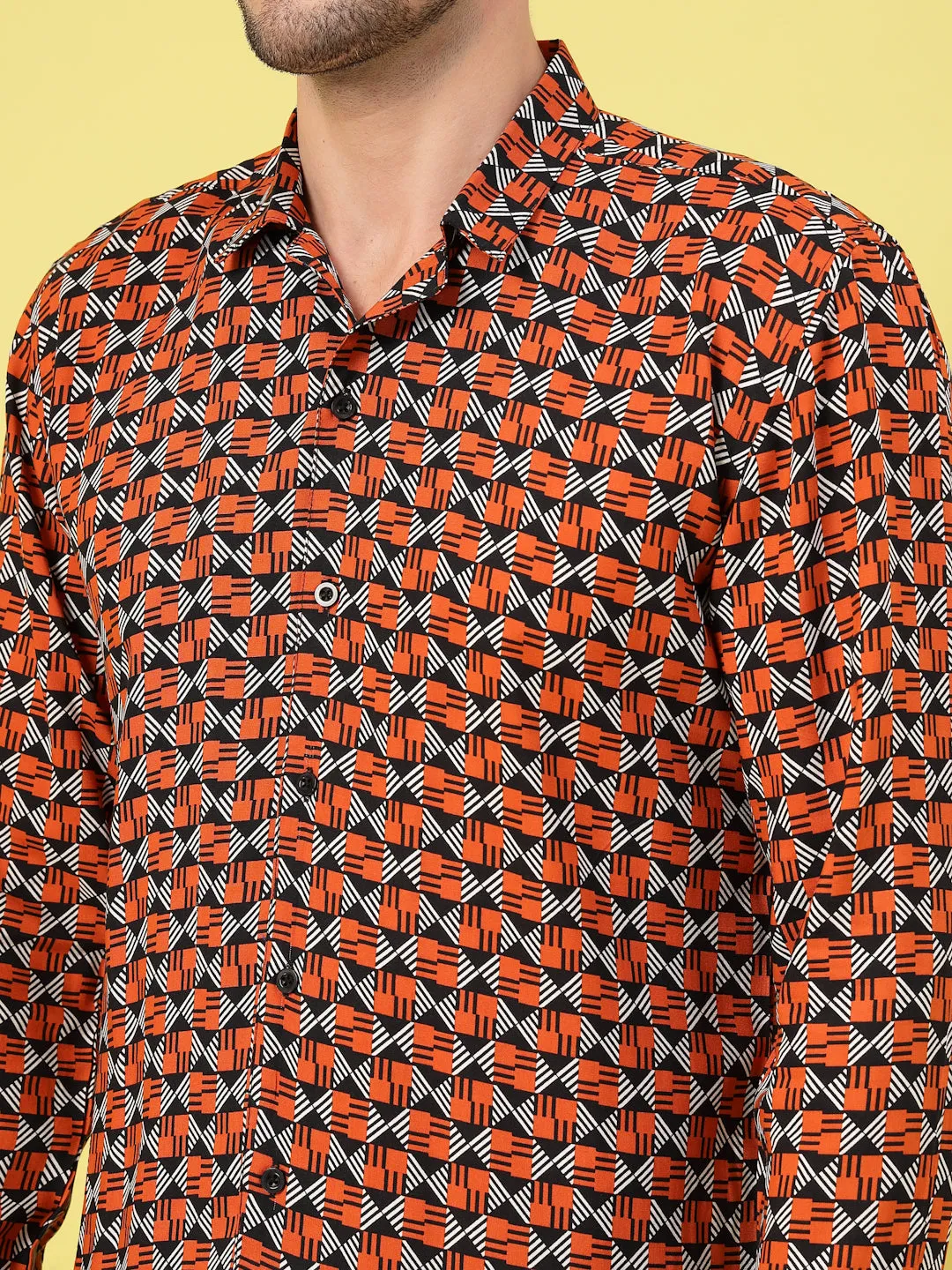 Outdoor-Ready Printed Shirt