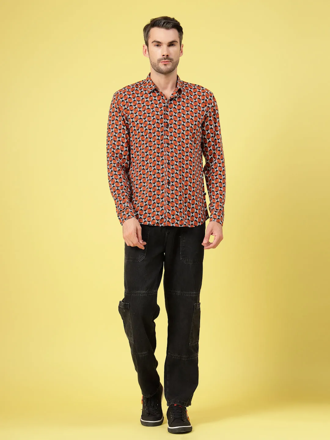 Outdoor-Ready Printed Shirt