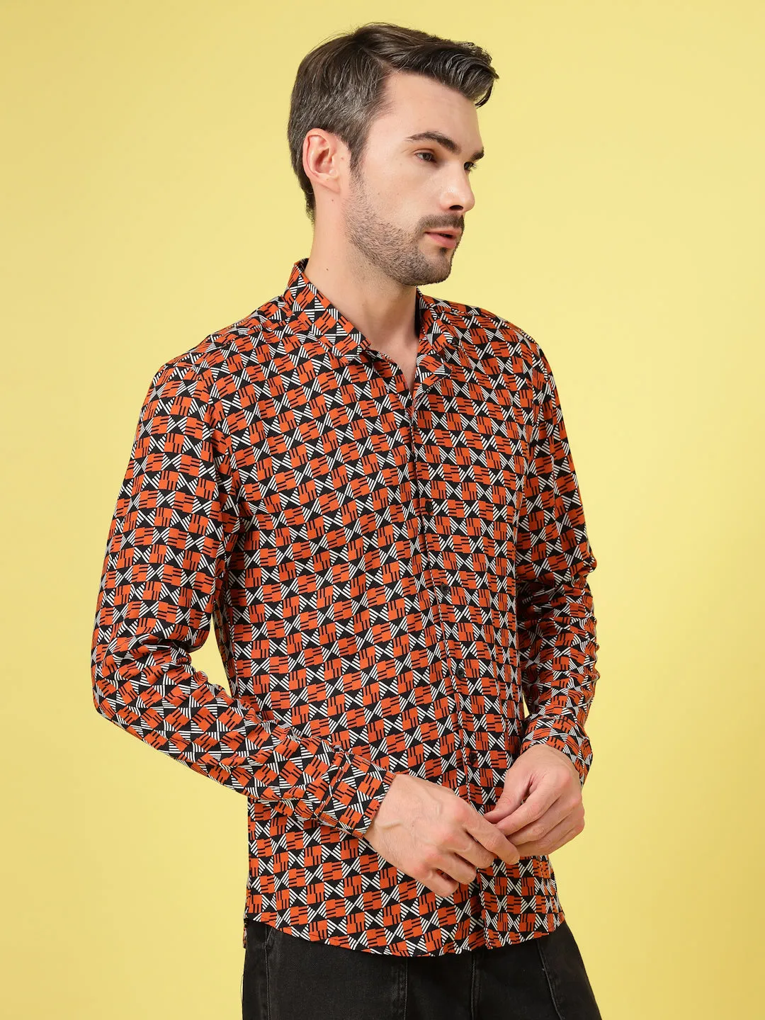 Outdoor-Ready Printed Shirt