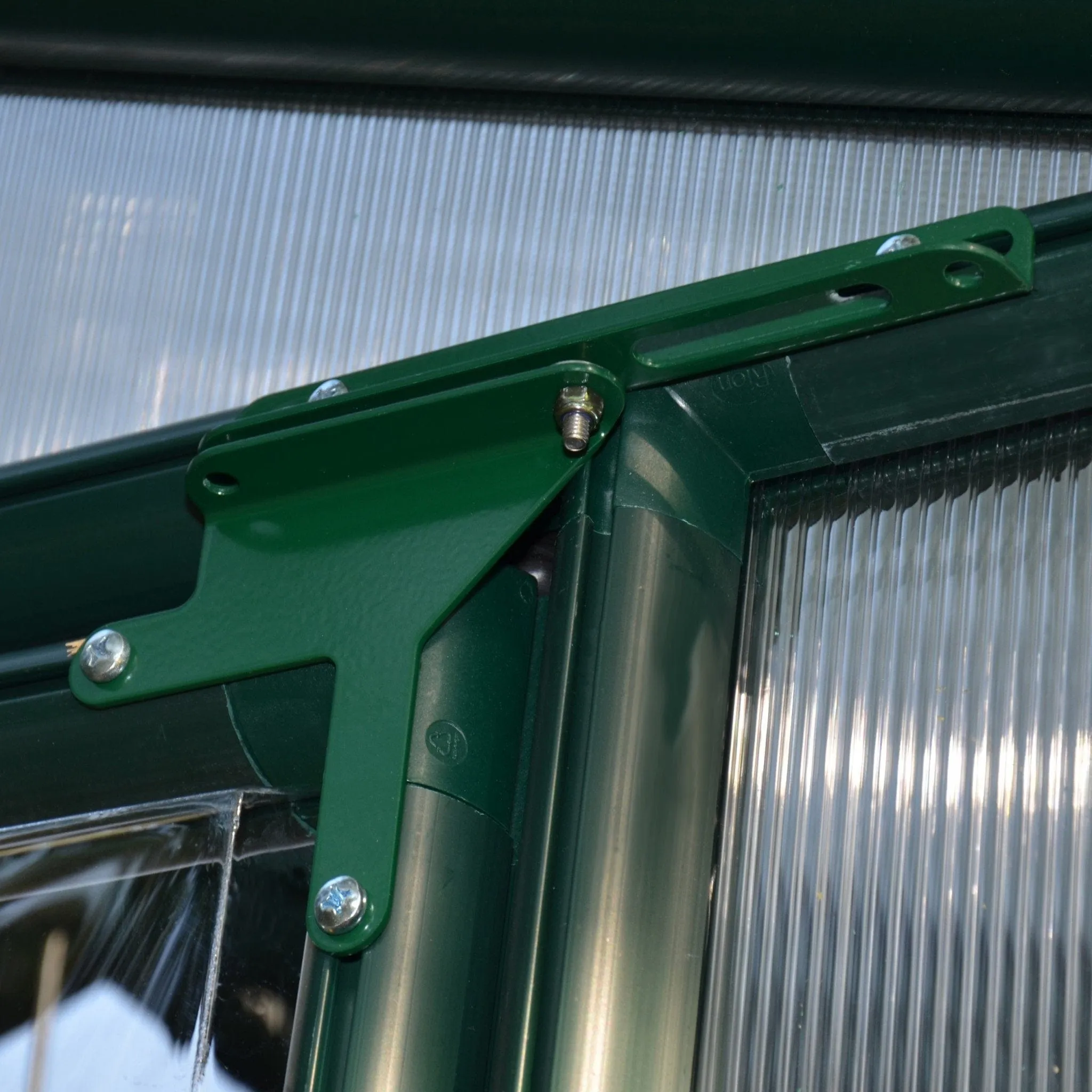Palram - Canopia | EcoGrow Greenhouse Kit - 6 Ft Wide - Green With 6mm Twin-wall Polycarbonate Glazing