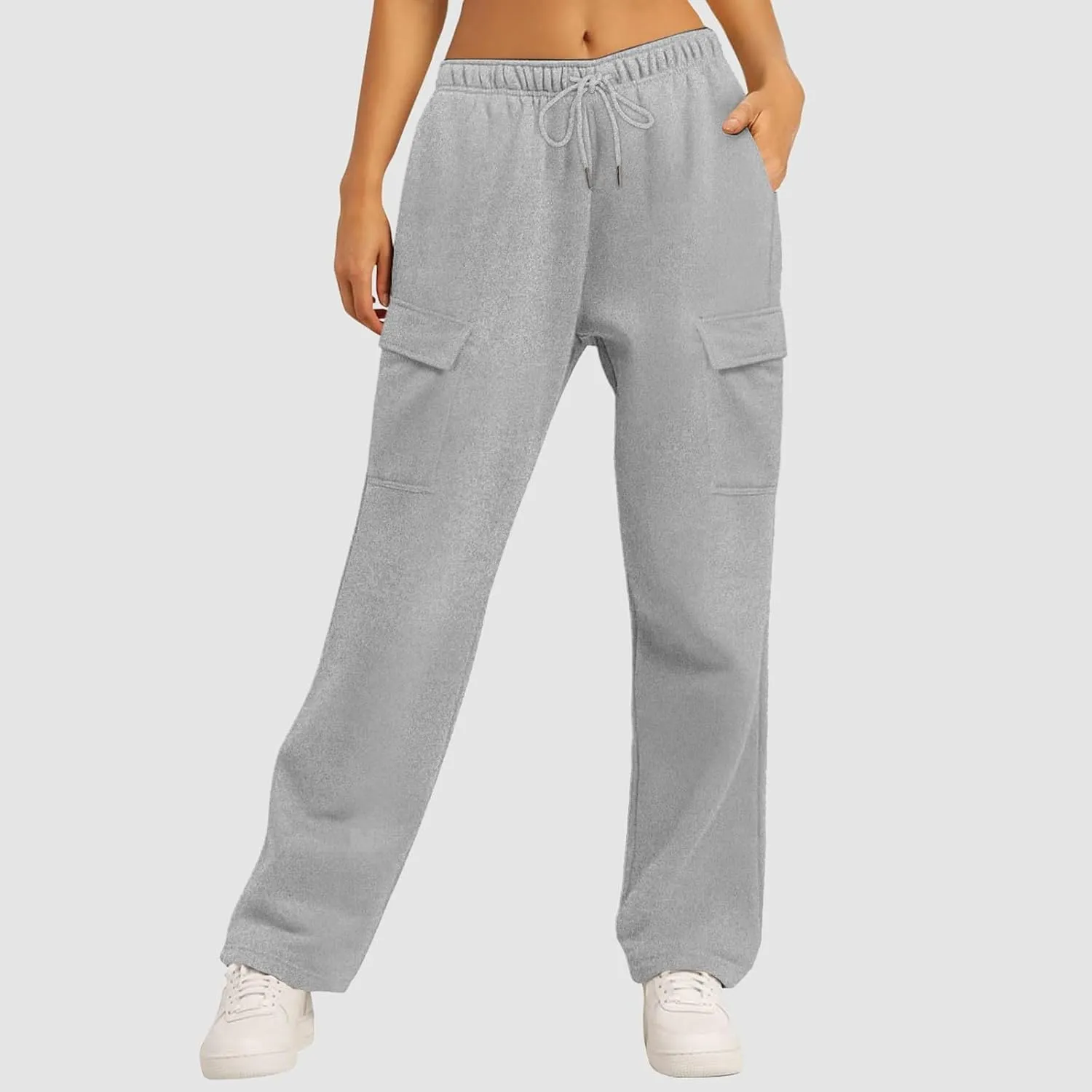 Pants for Women Baggy High Waisted Sweatpants Casual Pants with Pockets Soft
