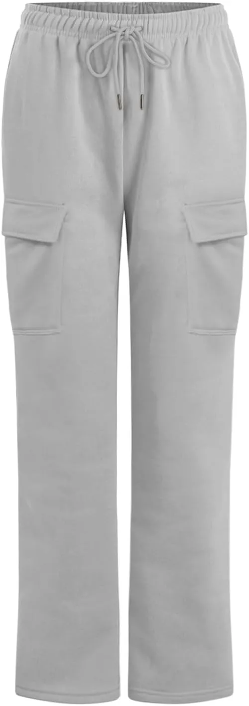 Pants for Women Baggy High Waisted Sweatpants Casual Pants with Pockets Soft